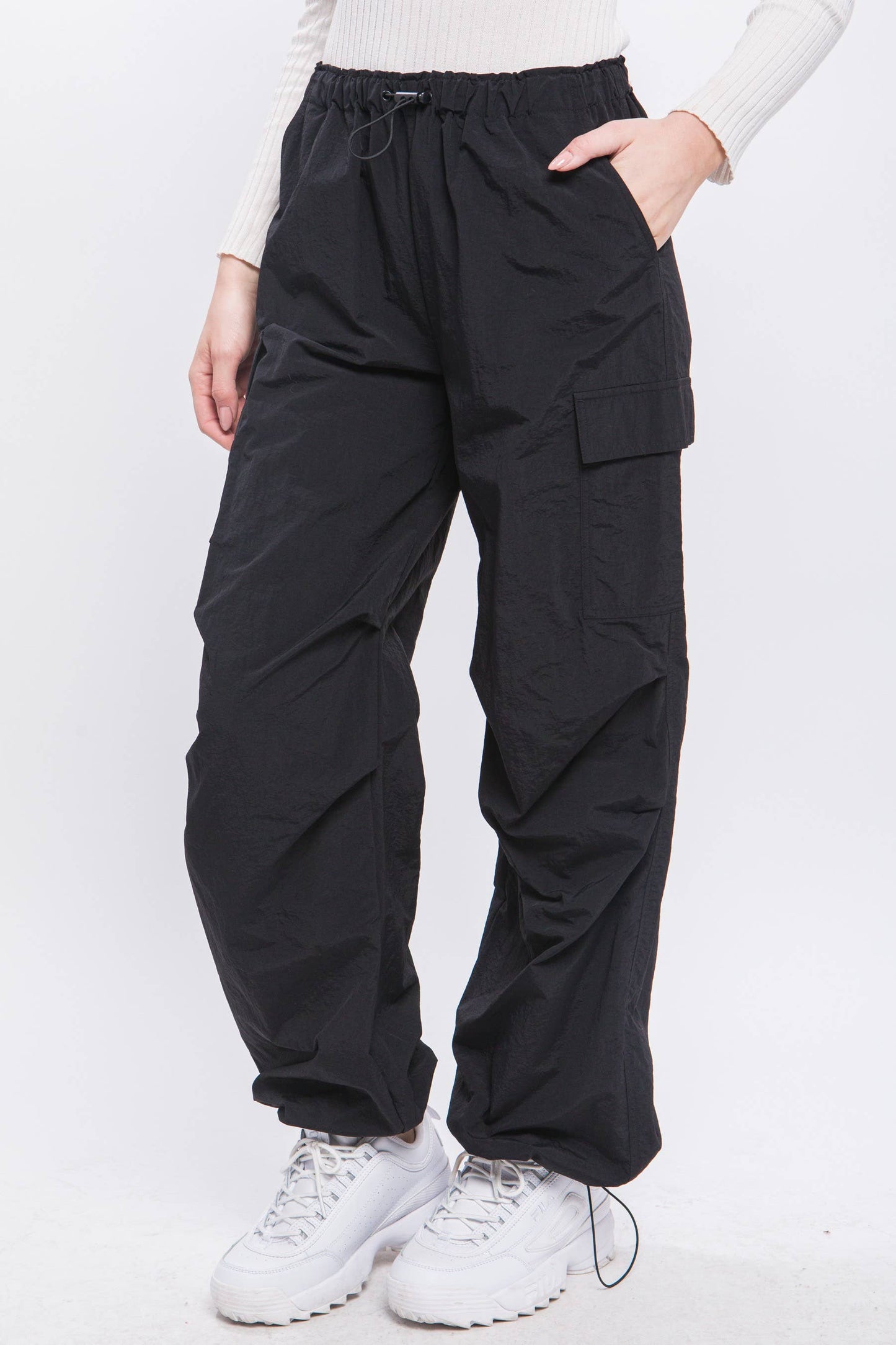 Parachute Cargo Pants Adjustable bottom